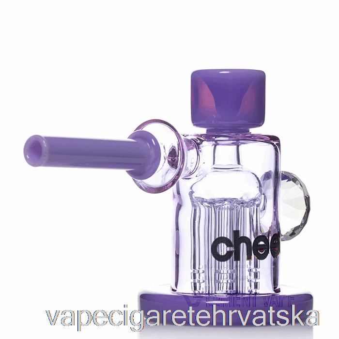 Vape Cigarete Cheech Stakleno Stablo Bubbler Purple
